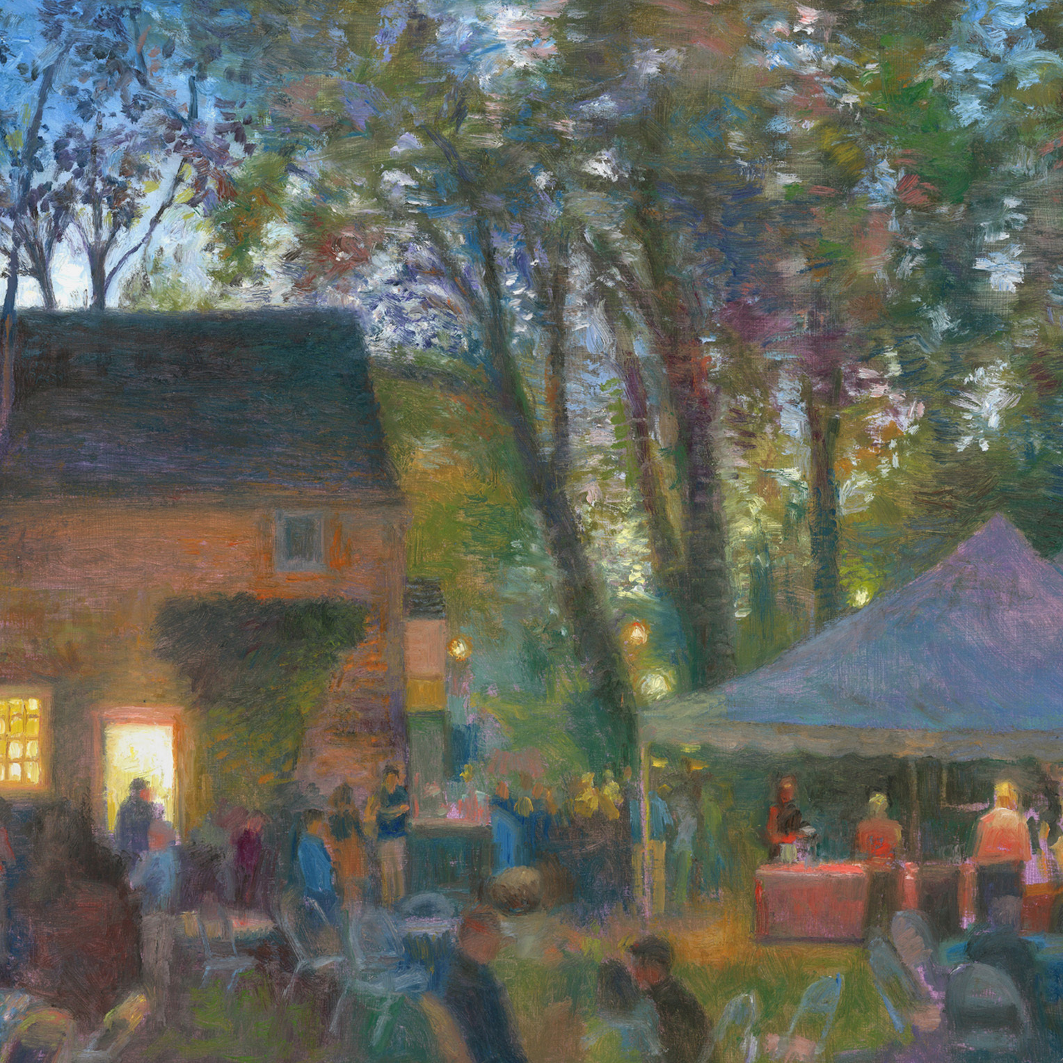 Brushtrokes of Freedom: an American Summer Evening at Phillips' Mill - logo